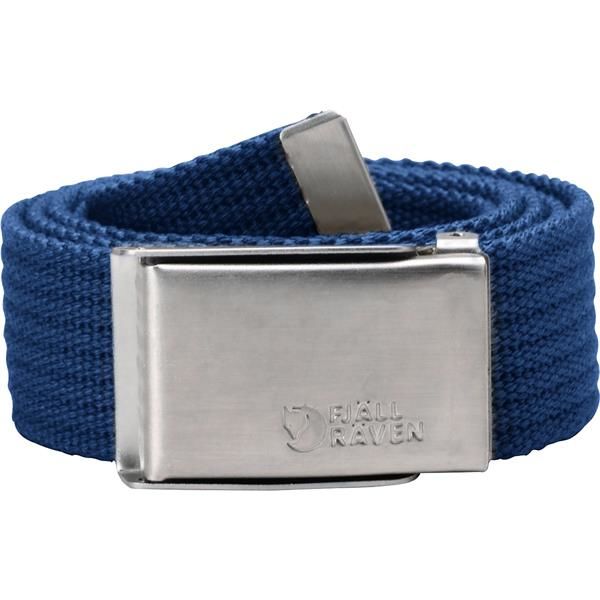 Fjällräven Canvas Bælte i en flot Deep Blue | Køb her